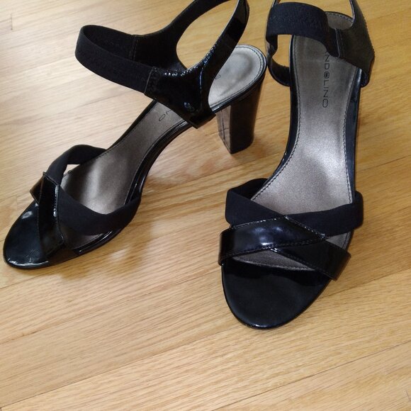 Elegant Black High Heels Sandals, Bandolino, Size - 8 M - Picture 2 of 7